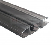 O-209 Black Titan 8mm L=2200mm Профиль магнитный по выгодной цене от компании ОЛИМП, производителя фурнитуры
