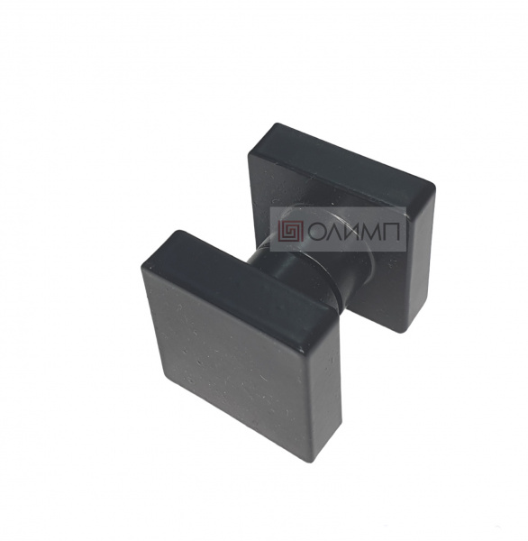 О-700 Black Кноб комплект квадрат 35х35 мм
