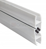 O-209 White 8mm L=2200mm Профиль магнитный по выгодной цене от компании ОЛИМП, производителя фурнитуры