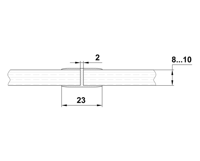 O-213 10mm L=2200mm Профиль уплотнительный