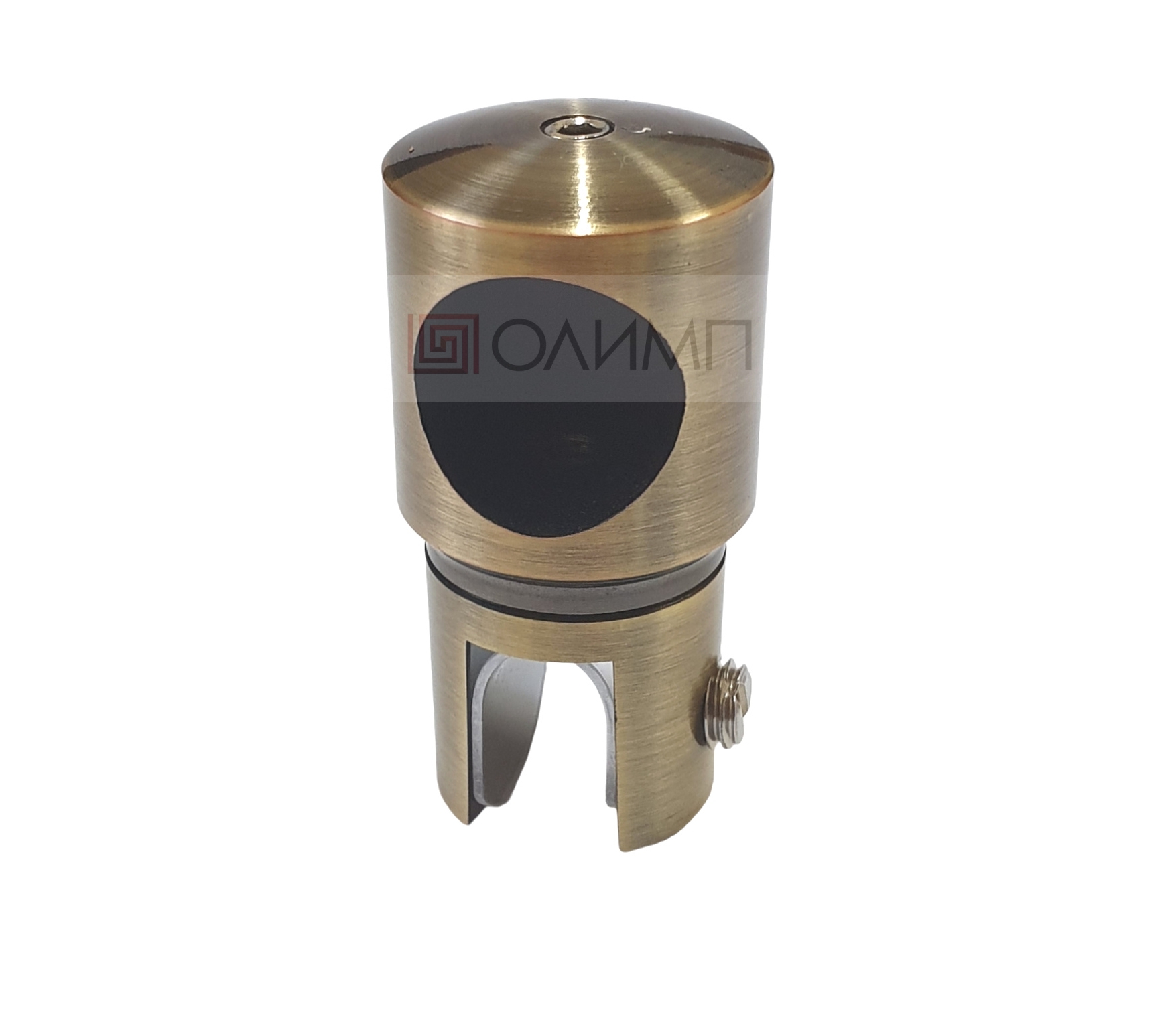 O-914A Br Zn Держатель стекла торцевой