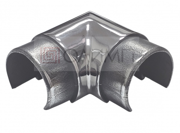 О-105-3 PSS Соединитель поручня д.42,4мм 90 гр.SUS 304