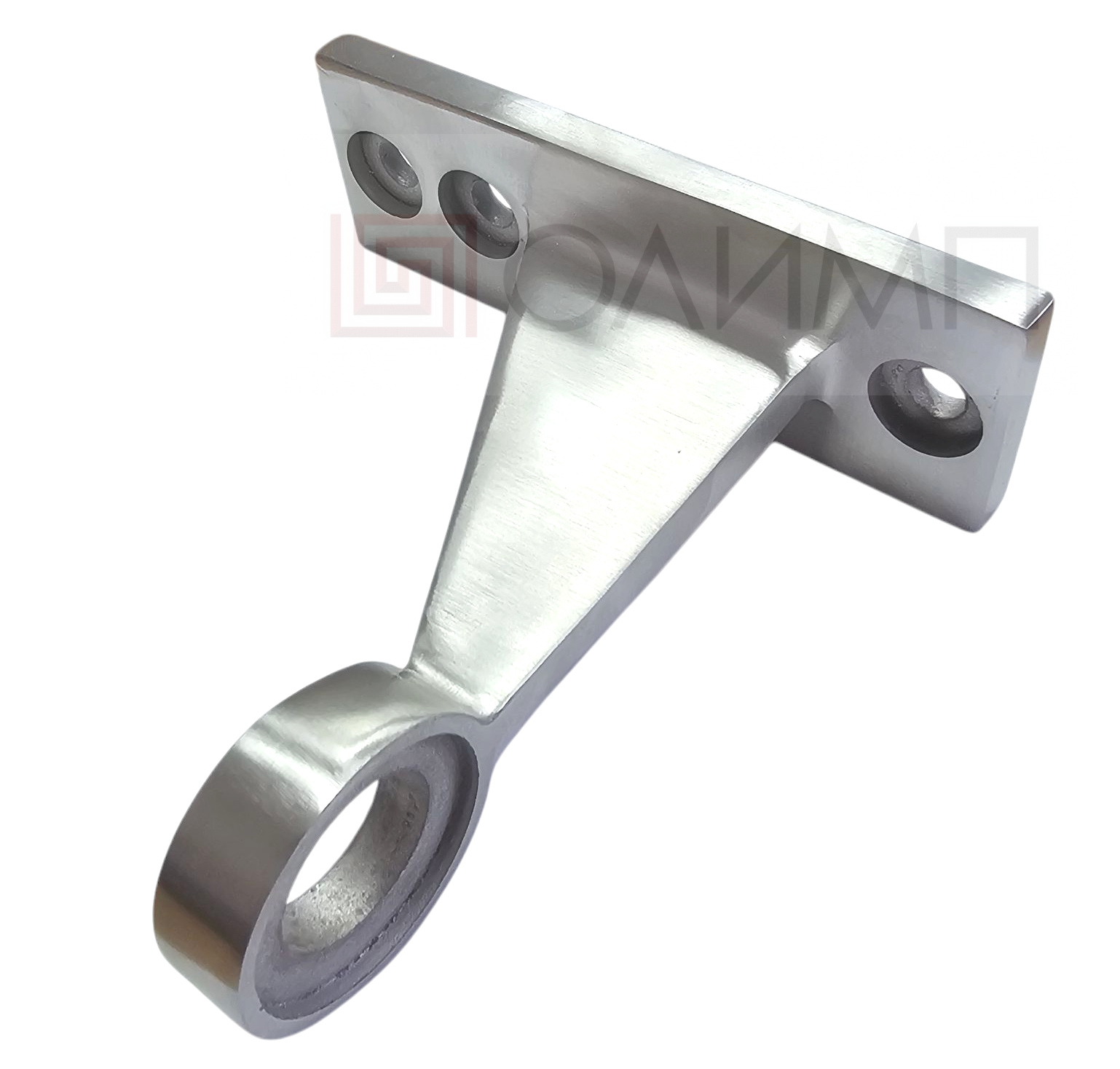 OCF-12 SSS Крепление козырька к стойке алюминиевого витража, фасада (sus304)