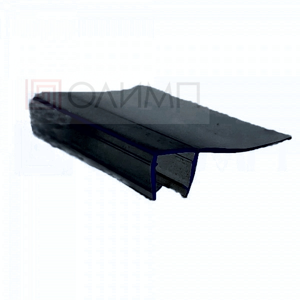 O-214А Black 8mm L=2200mm Профиль уплотнительный хвост 25мм