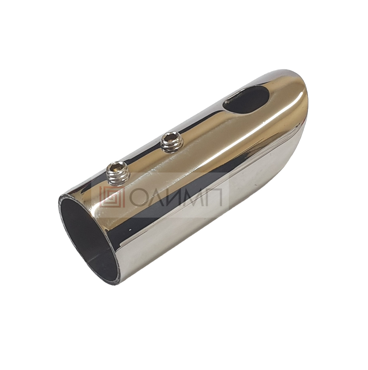 O-945 Соединитель труба - стена (под углом 45 градусов) по выгодной цене от компании ОЛИМП, производителя фурнитуры