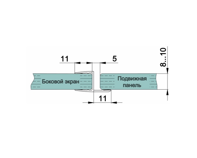 O-204 10mm L=3000mm Профиль уплотнительный